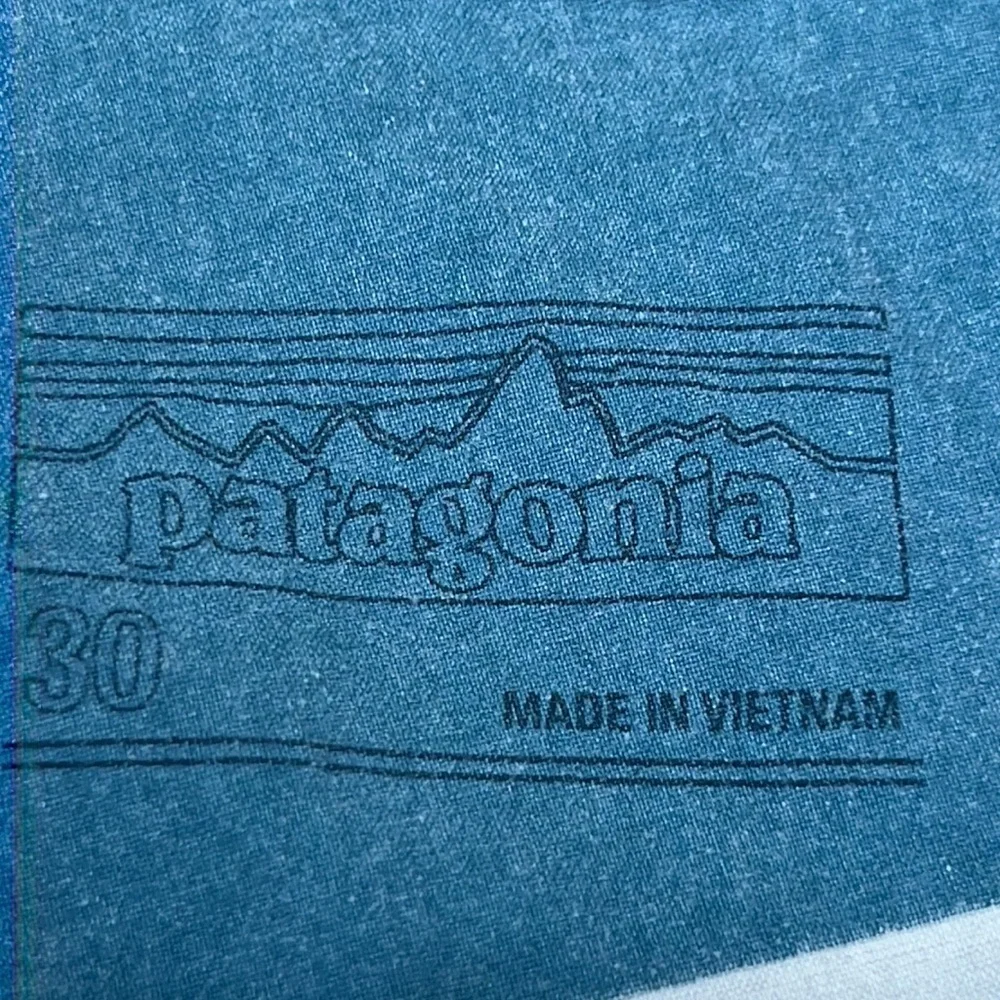 Patagonia Men's Wavefarer Striped Boardshorts Size 30